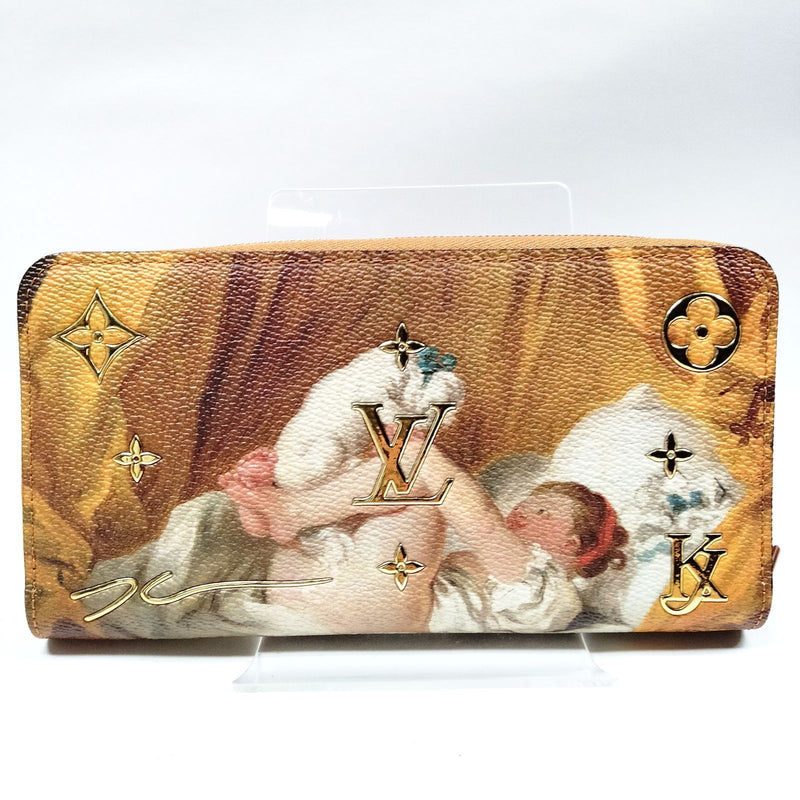 Louis Vuitton Lv Long Wallet Yellow Pvc
