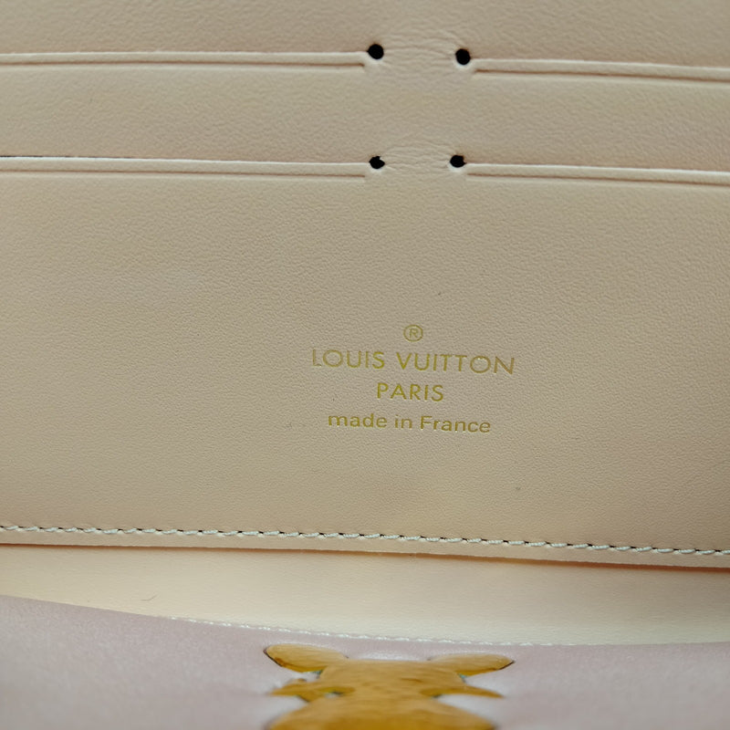 Louis Vuitton Lv Long Wallet Yellow Pvc