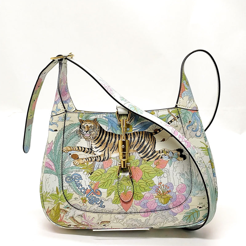 Gucci Shoulder Bag White Leather