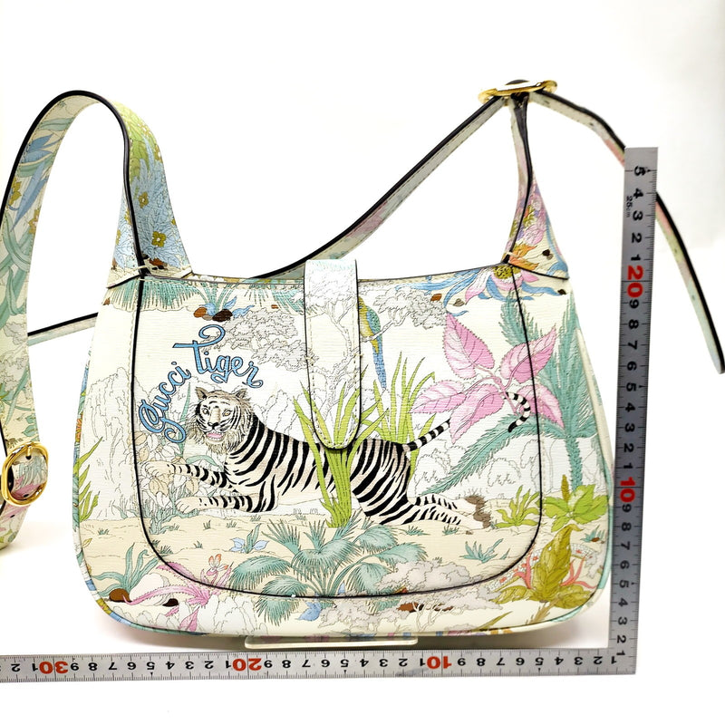 Gucci Shoulder Bag White Leather