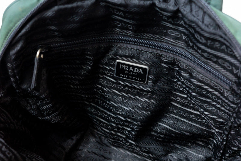 Prada Tote Handbag Nylon Tessuto Padlock