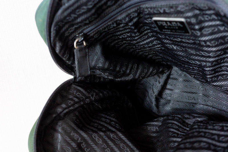 Prada Tote Handbag Nylon Tessuto Padlock