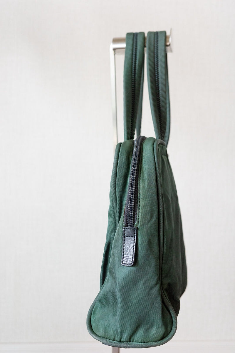 Prada Tote Handbag Nylon Tessuto Padlock