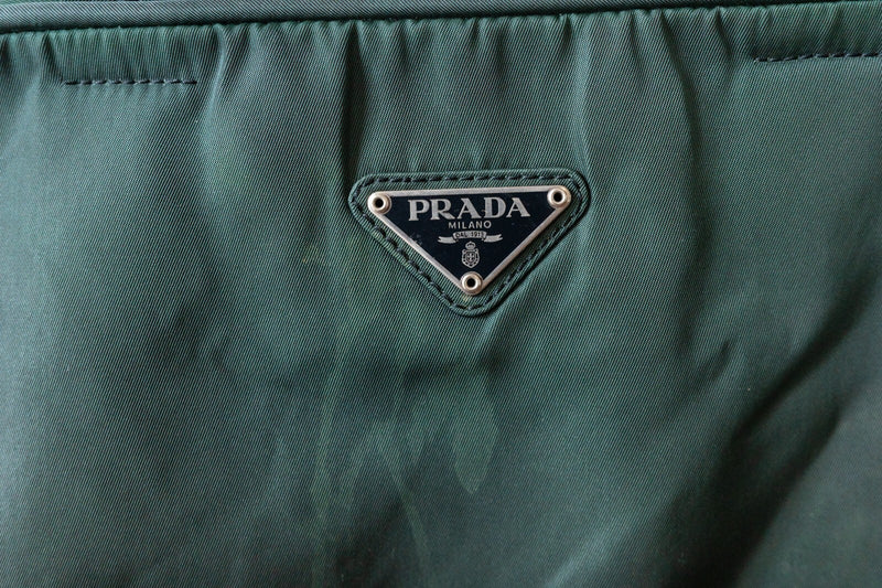 Prada Tote Handbag Nylon Tessuto Padlock
