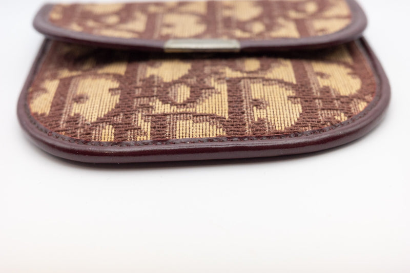 Dior Trotter Coin Case Purse Canvas