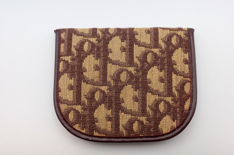Dior Trotter Coin Case Purse Canvas