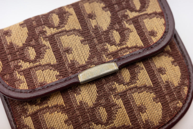 Dior Trotter Coin Case Purse Canvas