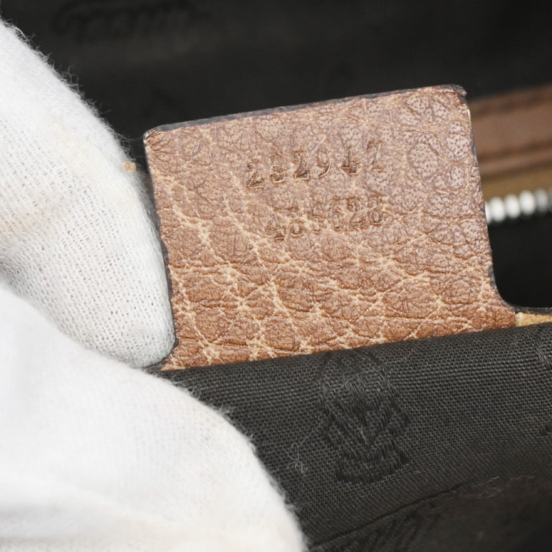 Gucci Logo Gg Pattern Shoulder Tote Bag