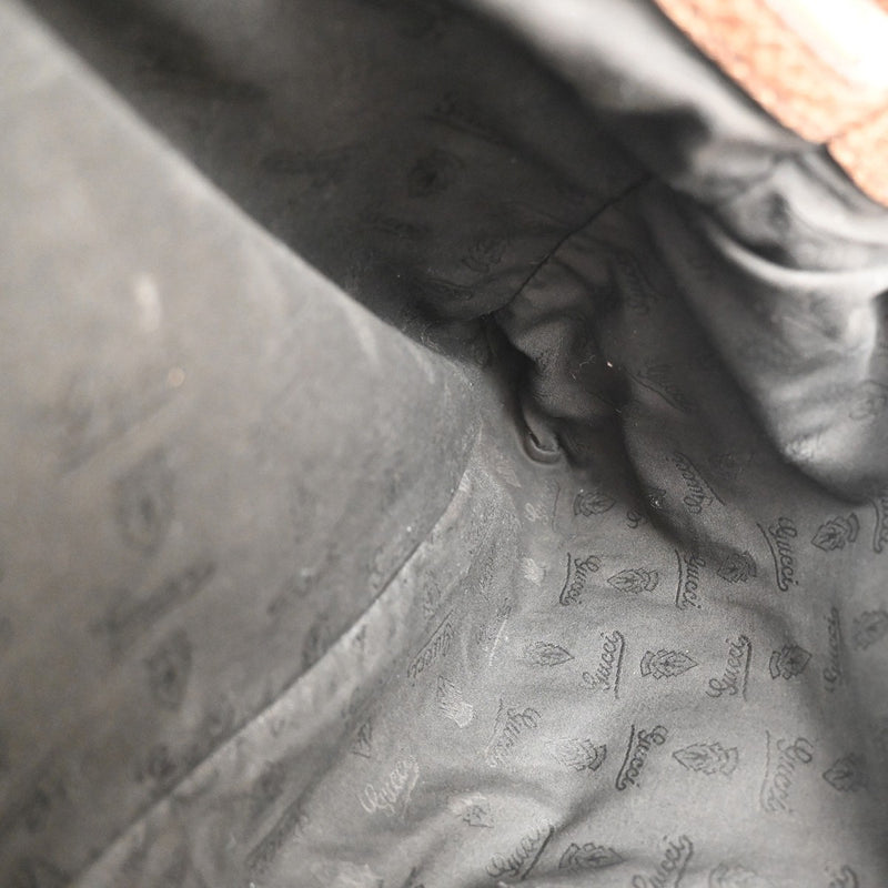 Gucci Logo Gg Pattern Shoulder Tote Bag