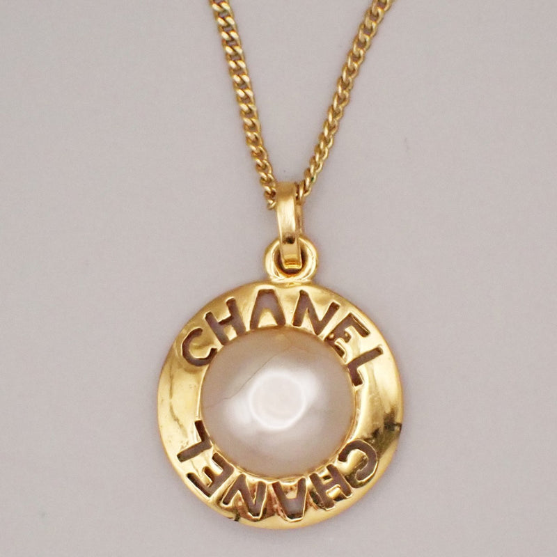 Chanel Cc Logo Imitation Pearl Chain