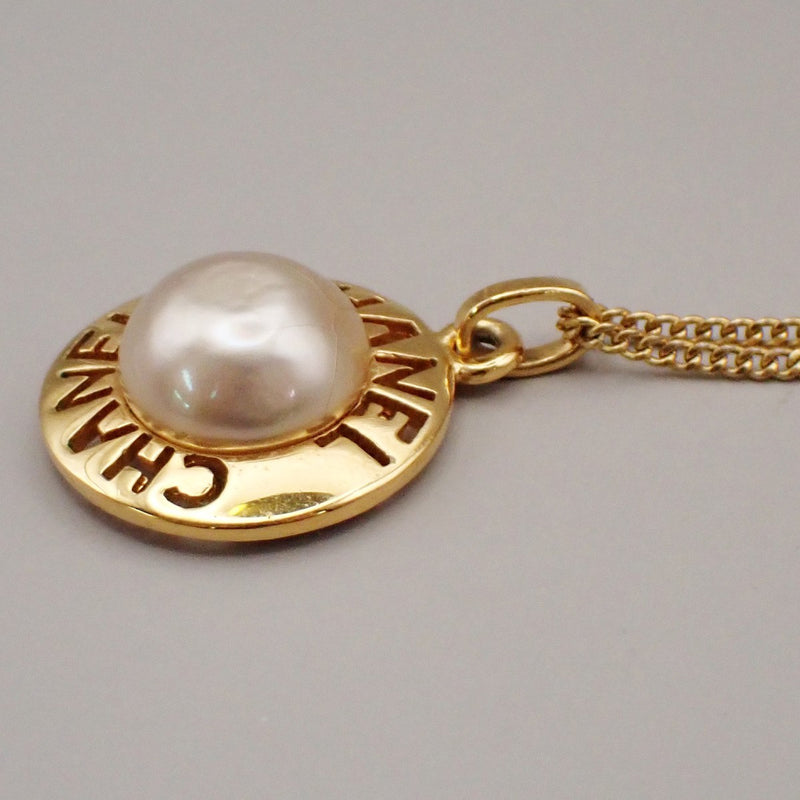 Chanel Cc Logo Imitation Pearl Chain