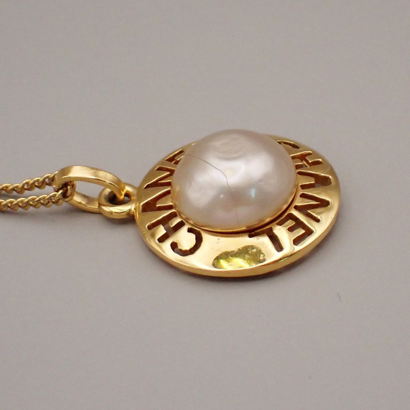 Chanel Cc Logo Imitation Pearl Chain