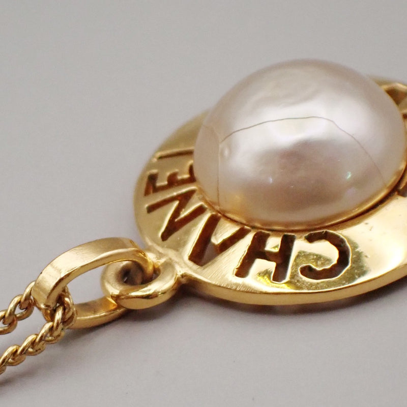 Chanel Cc Logo Imitation Pearl Chain