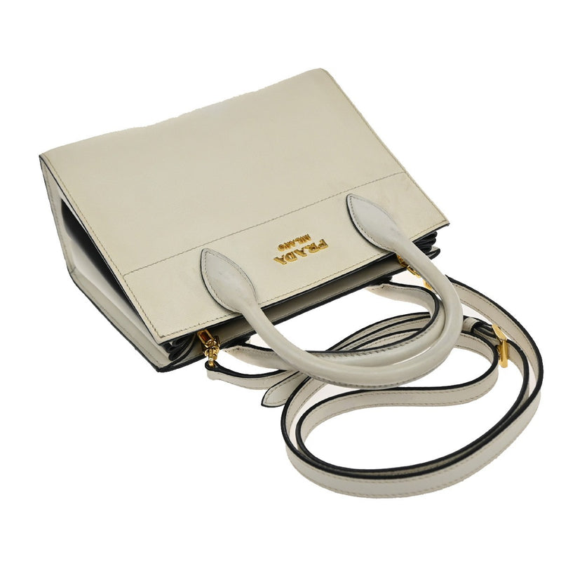 Prada Milano Logo 2Way Shoulder Hand Bag