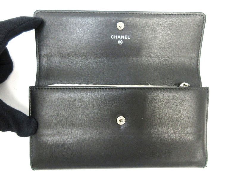 Chanel Coco Mark Bifold Long Wallet