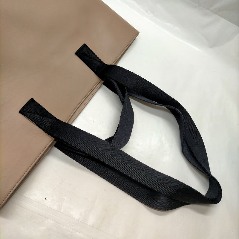 Bvlgari Tote Bag Brown Leather