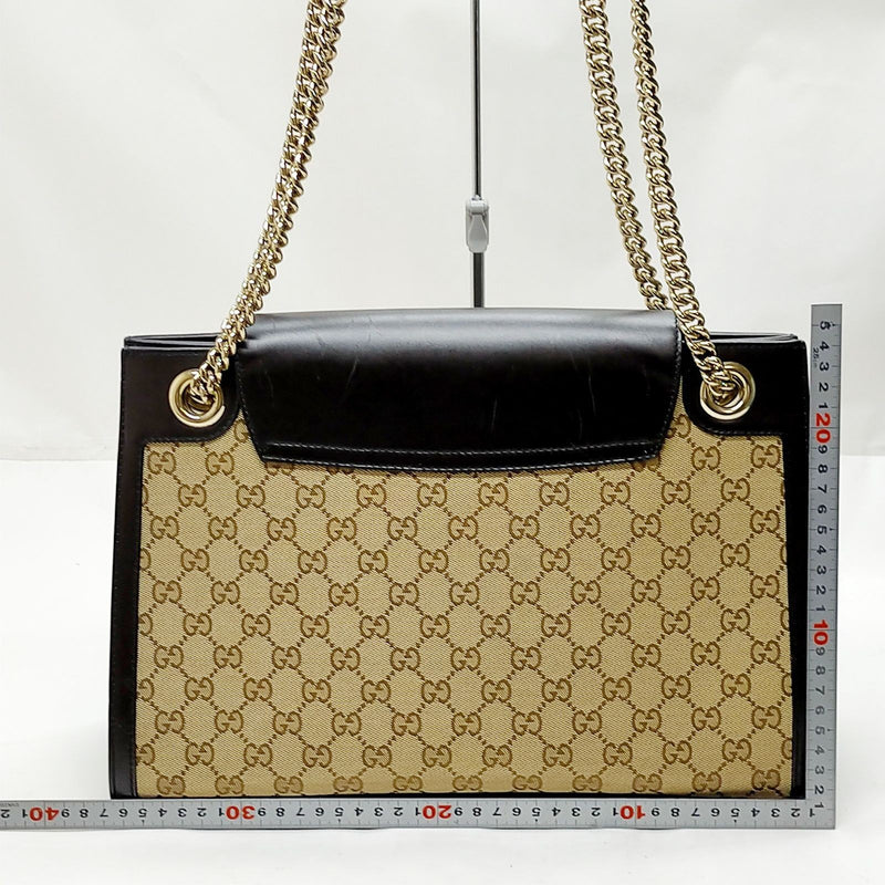 Gucci Tote Bag Brown Canvas