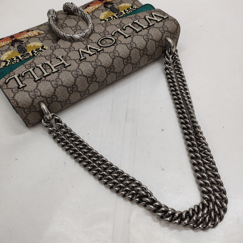 Gucci Hand Bag Brown Pvc