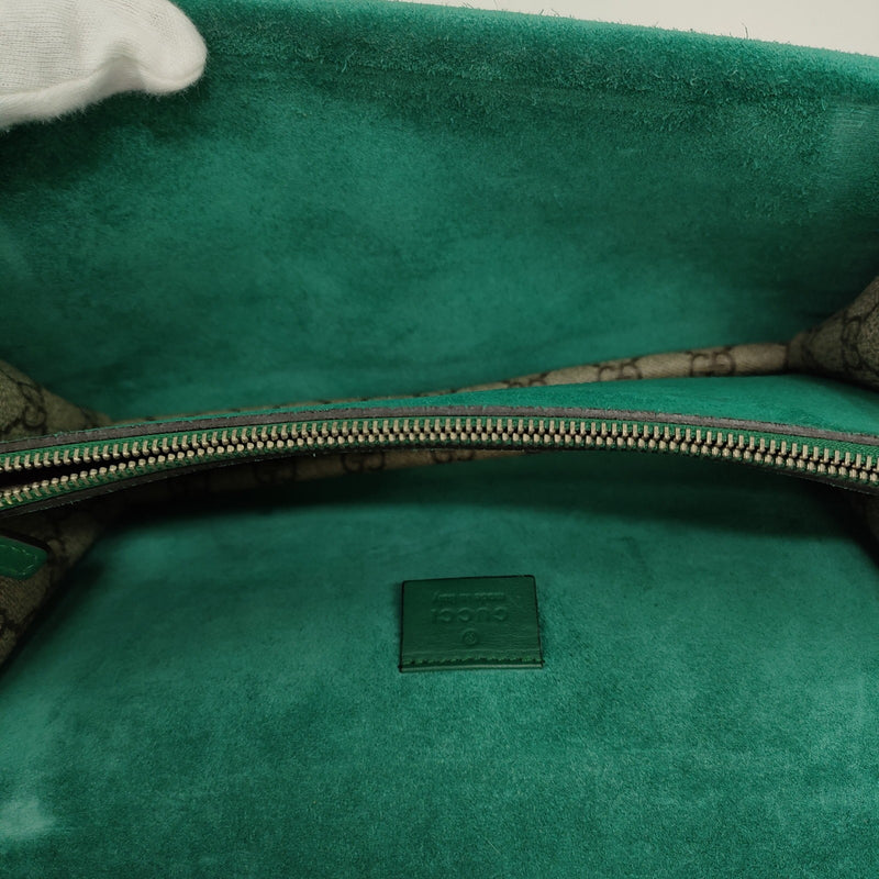 Gucci Hand Bag Brown Pvc