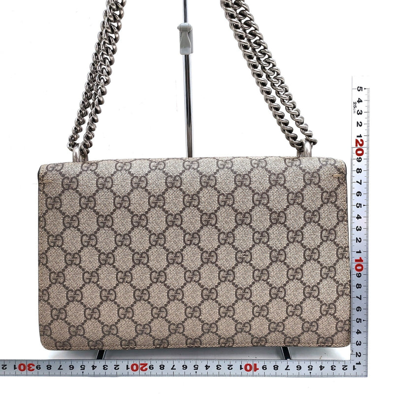 Gucci Hand Bag Brown Pvc