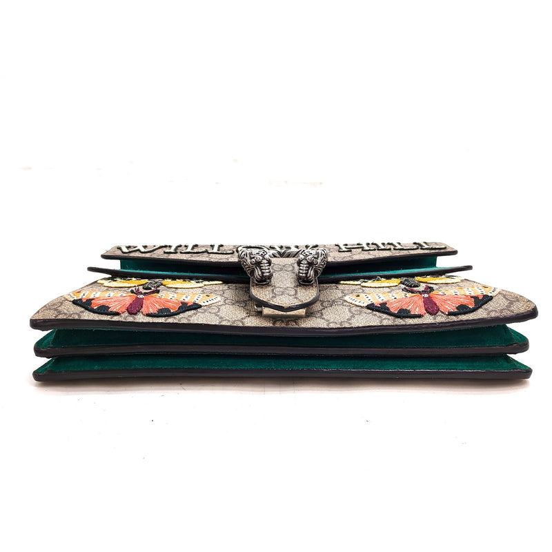 Gucci Hand Bag Brown Pvc