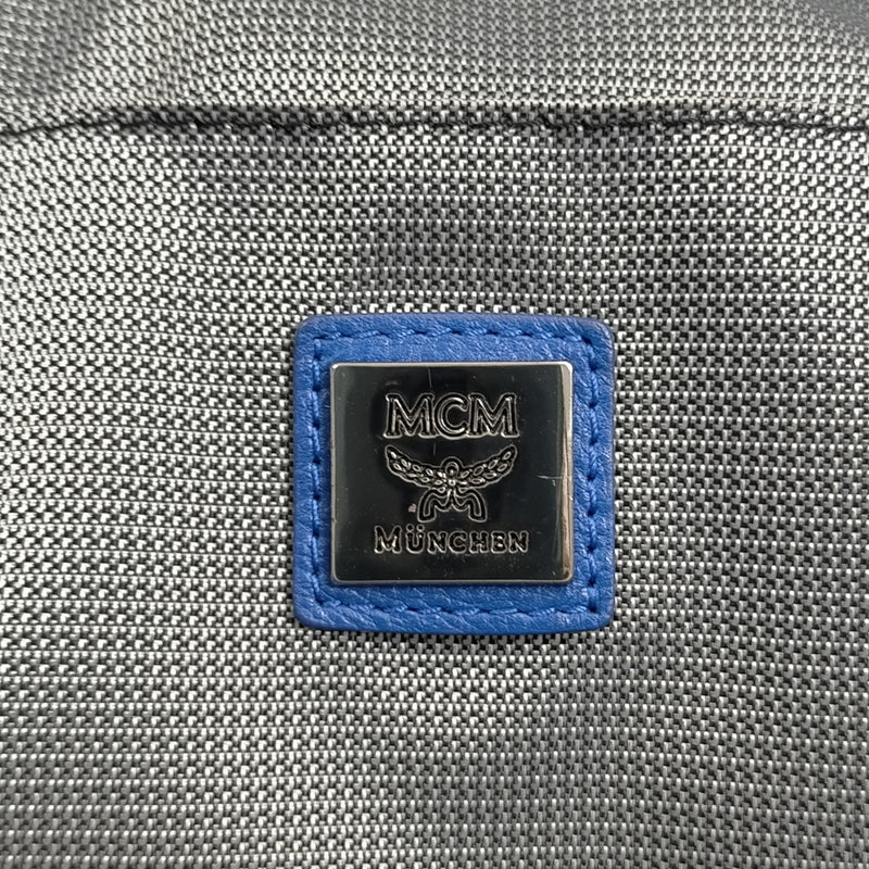 Mcm Backpack Bag Blue Pvc