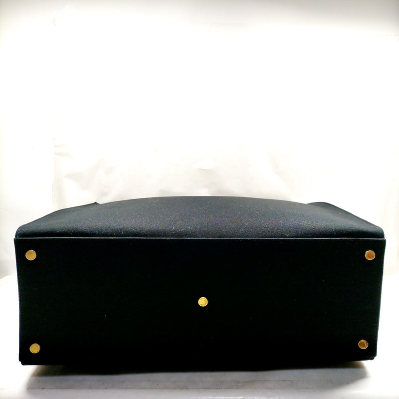 Fendace Tote Bag Versace Black Canvas