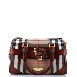 Burberry Alchester Bridle Bowling Bag