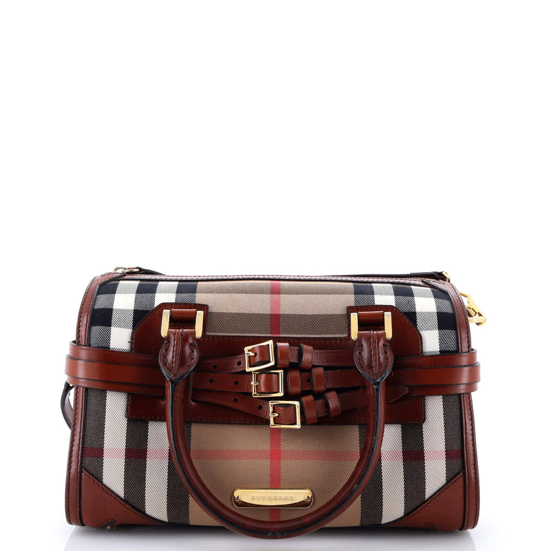 Burberry Alchester Bridle Bowling Bag