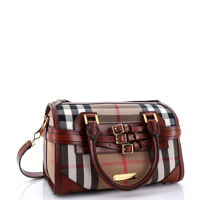 Burberry Alchester Bridle Bowling Bag