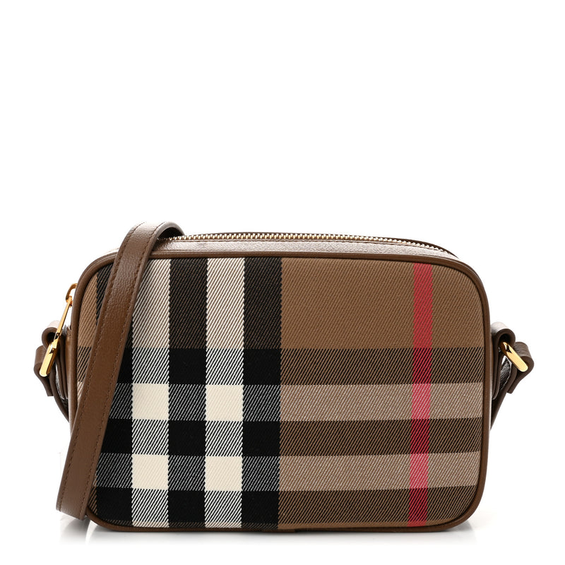Burberry Calfskin House Check Small