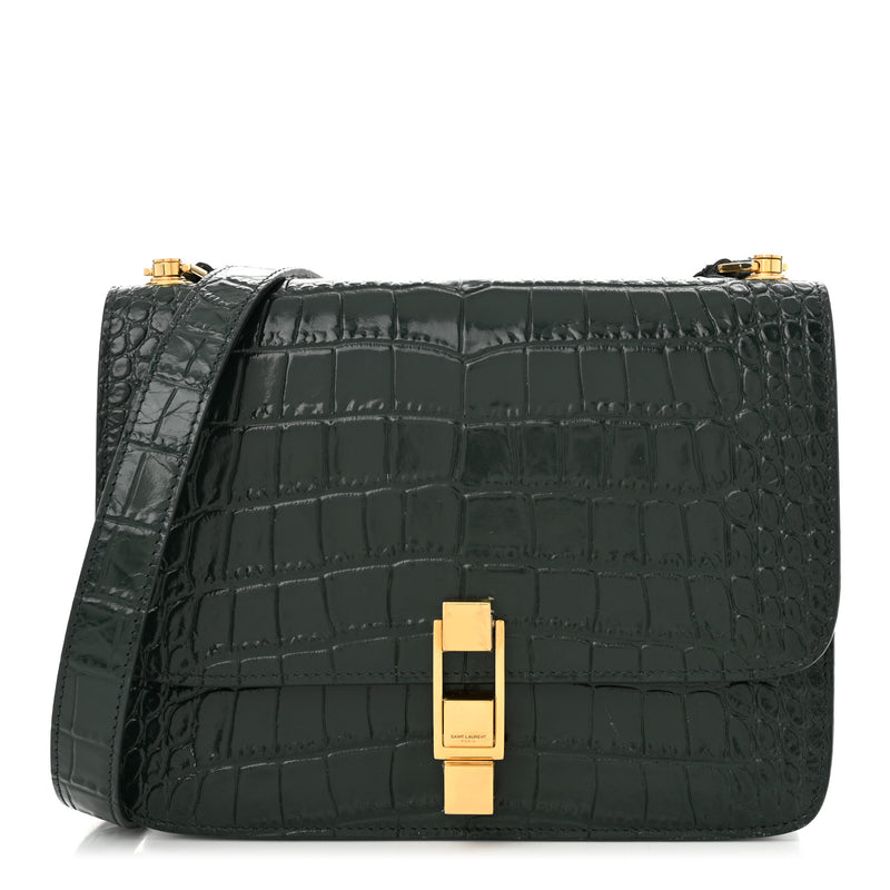 Saint Laurent Calfskin Crocodile