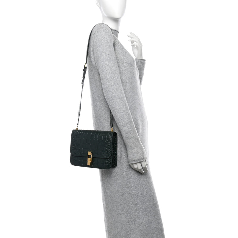 Saint Laurent Calfskin Crocodile