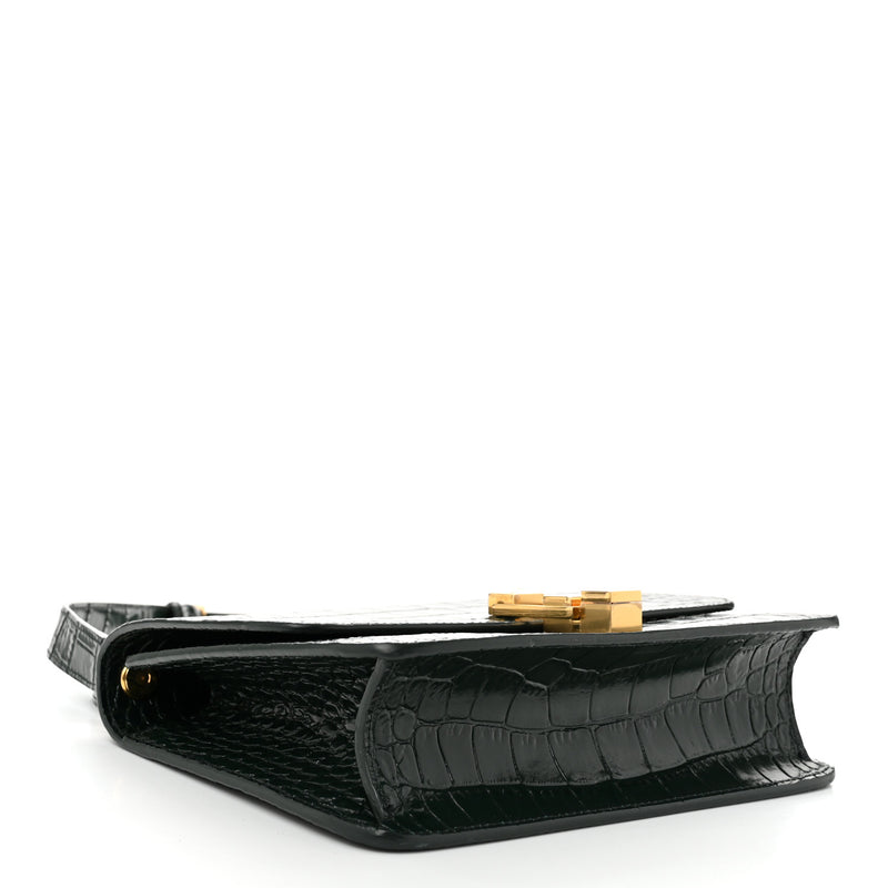 Saint Laurent Calfskin Crocodile