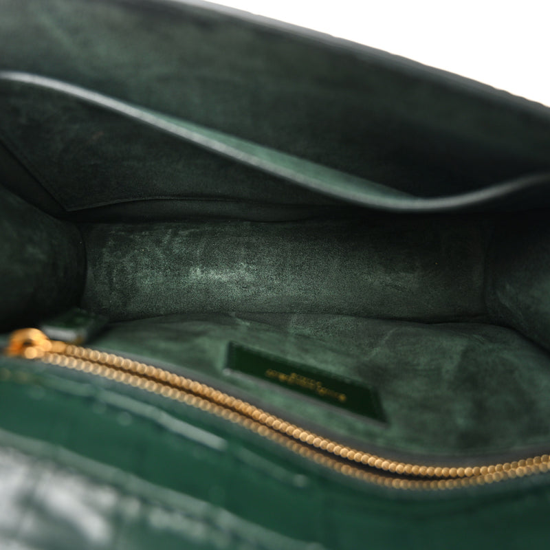 Saint Laurent Calfskin Crocodile