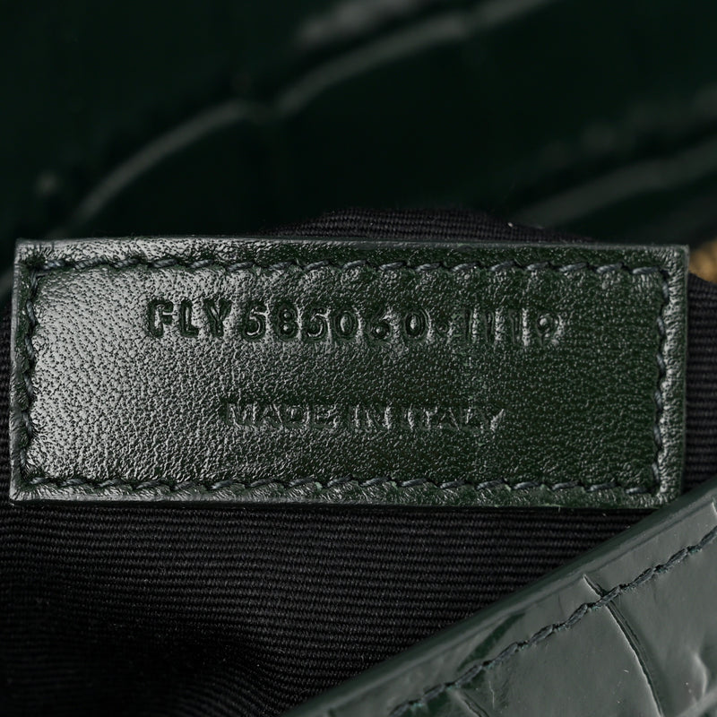 Saint Laurent Calfskin Crocodile