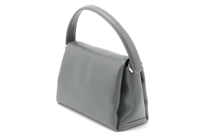 Vintage Gucci Handbag Top Handle Gray