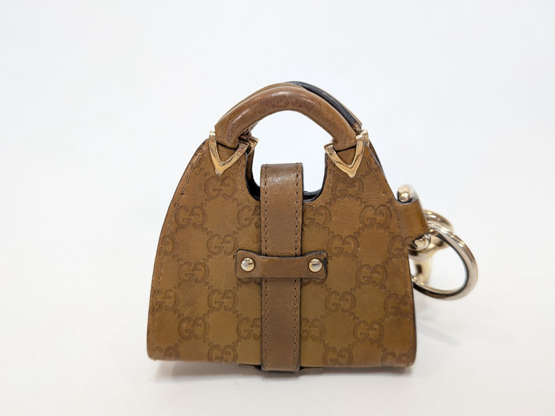 Gucci Bag Charm Keyring Pouch Leather