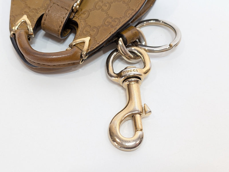 Gucci Bag Charm Keyring Pouch Leather