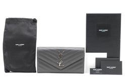 Saint Laurent Wallet Purse Ysl Leather V