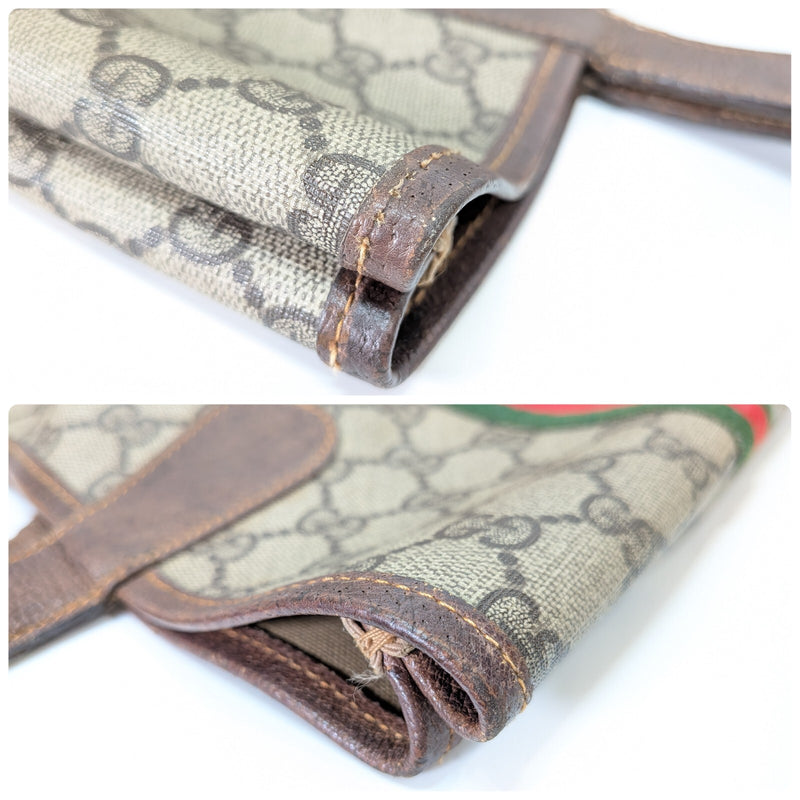 Vintage Gucci Sherry Tote Bag Purse Pvc