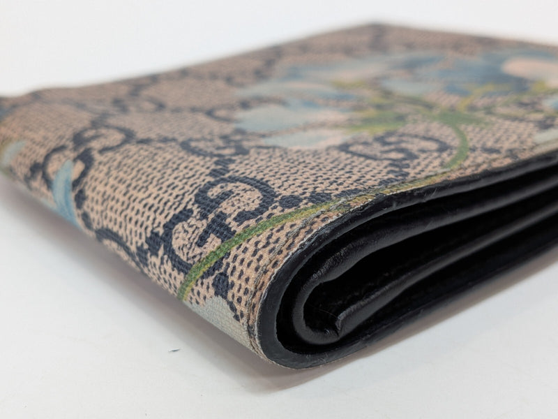 Gucci Blooms Billfold Wallet Blue Flower