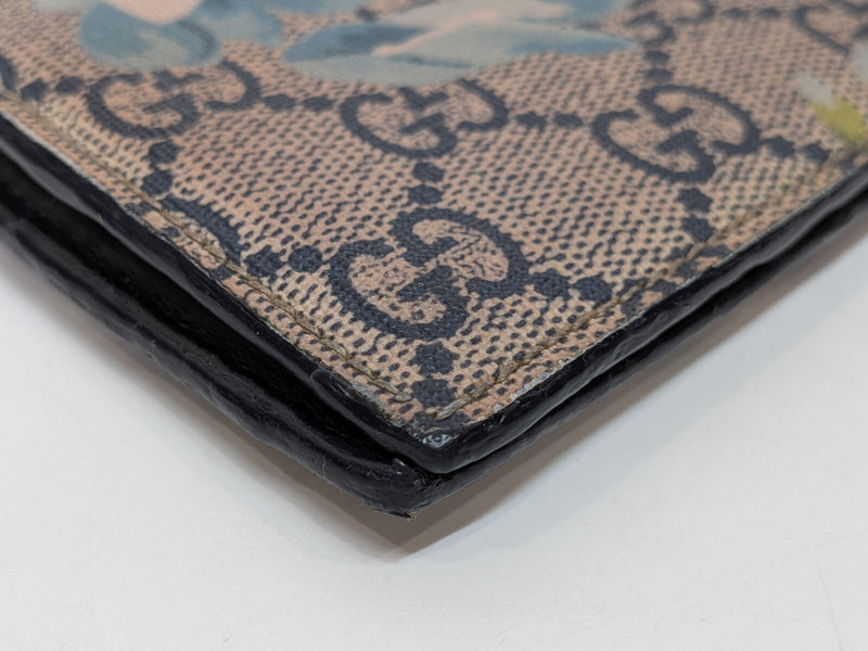 Gucci Blooms Billfold Wallet Blue Flower
