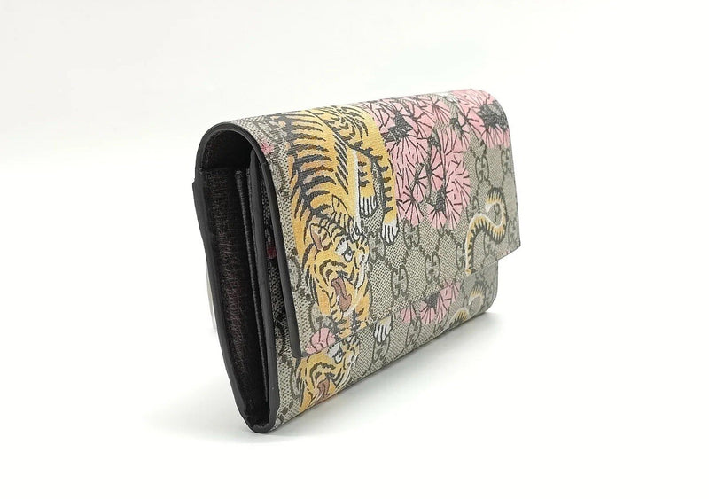 Gucci Tiger Pink Blossom Wallet