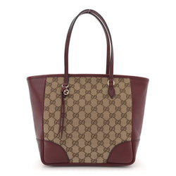 Gucci Small Bree Zippered Tote Red