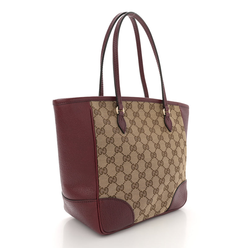 Gucci Small Bree Zippered Tote Red