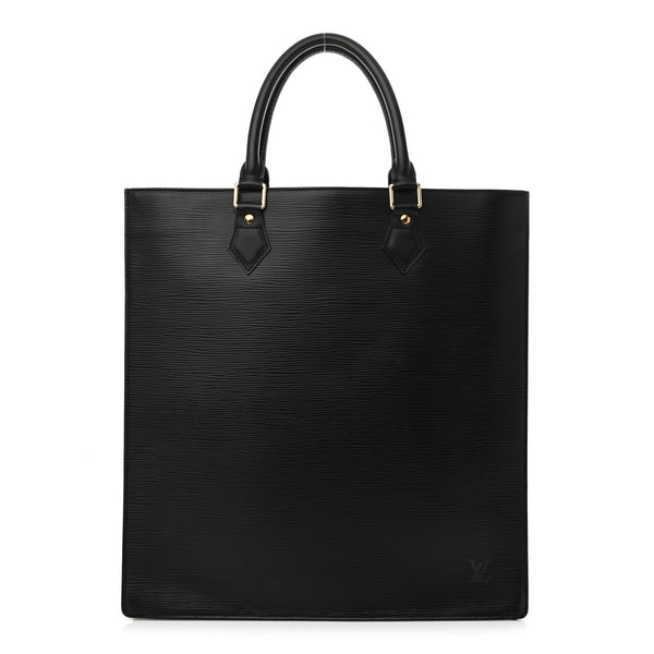 Louis Vuitton Epi Sac Plat Gm Black