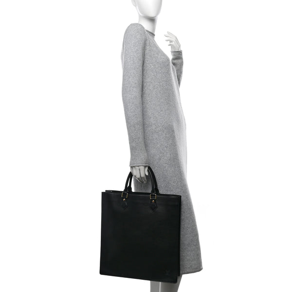 Louis Vuitton Epi Sac Plat Gm Black