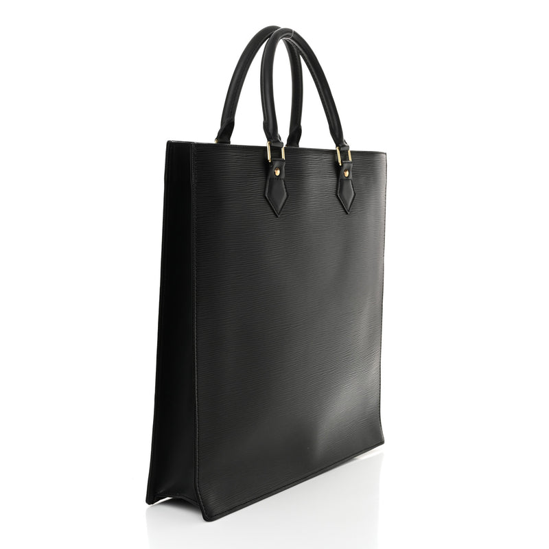 Louis Vuitton Epi Sac Plat Gm Black