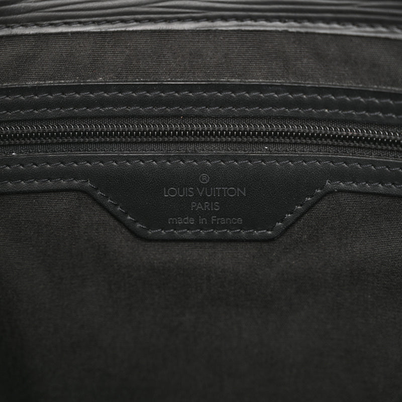Louis Vuitton Epi Sac Plat Gm Black